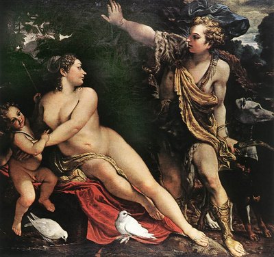 Venere e Adone da Annibale Carracci